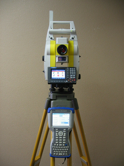 Leica Geomax Zoom80 Carlson CR2 Prismless Robotic Total Station