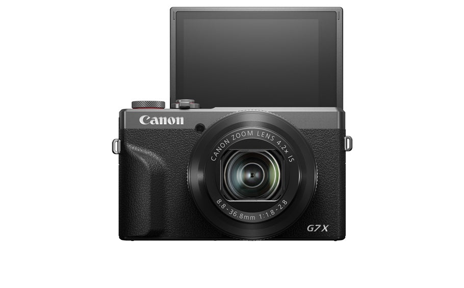 Canon G7 X Mark III 30th Anniversary - Selfie LCD flipped up