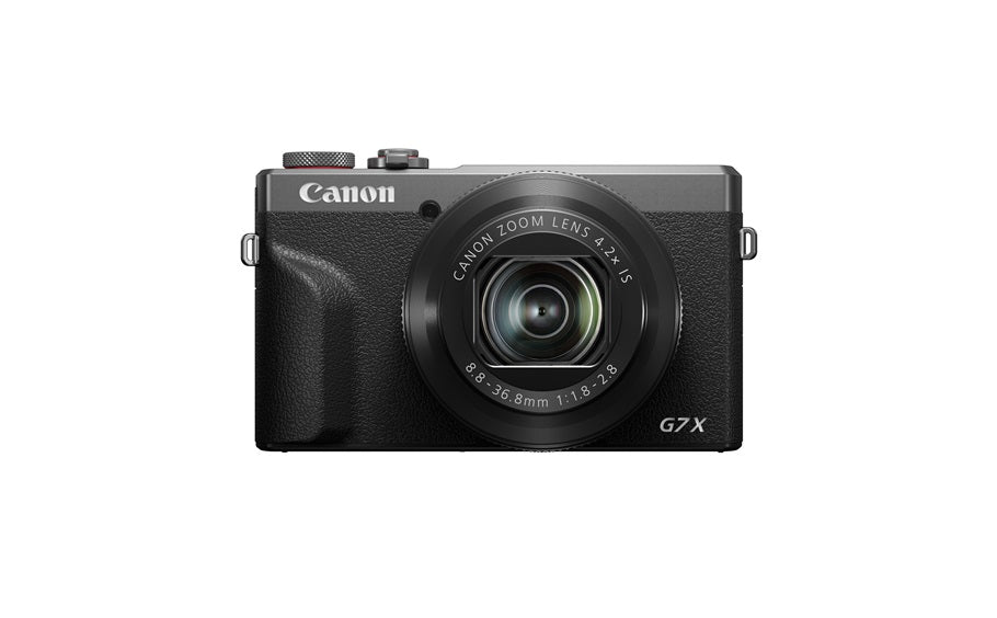 Canon PowerShot G7 X Mark III 30th Anniversary Edition - Front with lens extended (Graphite)