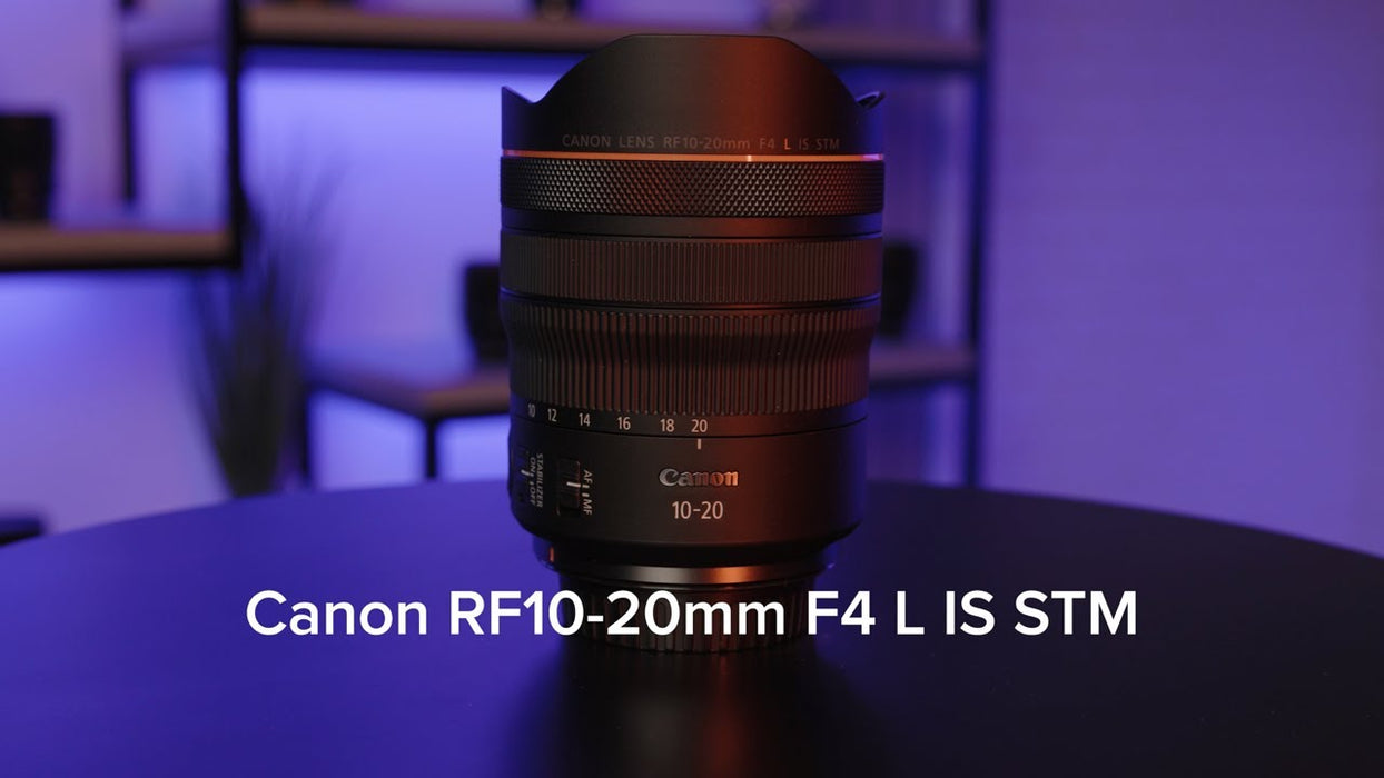 Canon RF 10-20mm f/4 L IS STM UltraWide Zoom Lens