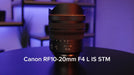Canon RF 10-20mm f/4 L IS STM UltraWide Zoom Lens