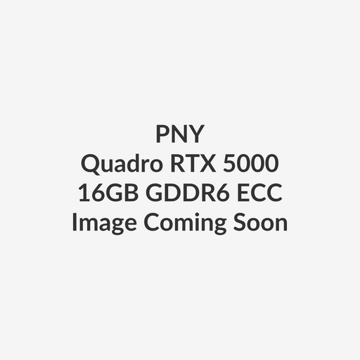 PNY VCQRTX5000-PB 16GB GDDR6 ECC graphics card