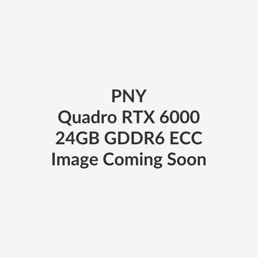 PNY VCQRTX6000-PB 24GB GDDR6 ECC graphics card