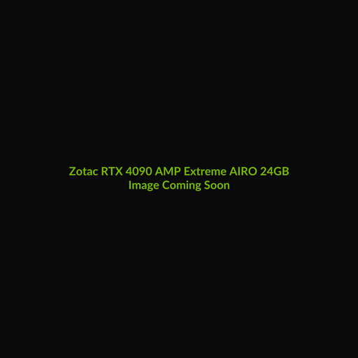 Zotac Gaming RTX 4090 AMP Extreme AIRO 24GB - Image Coming Soon