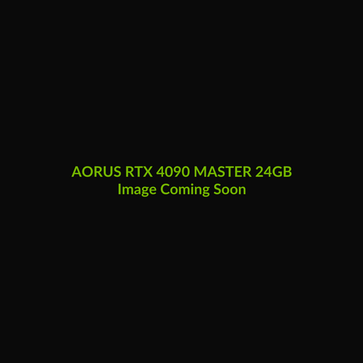Gigabyte AORUS RTX 4090 MASTER 24GB - Image Coming Soon