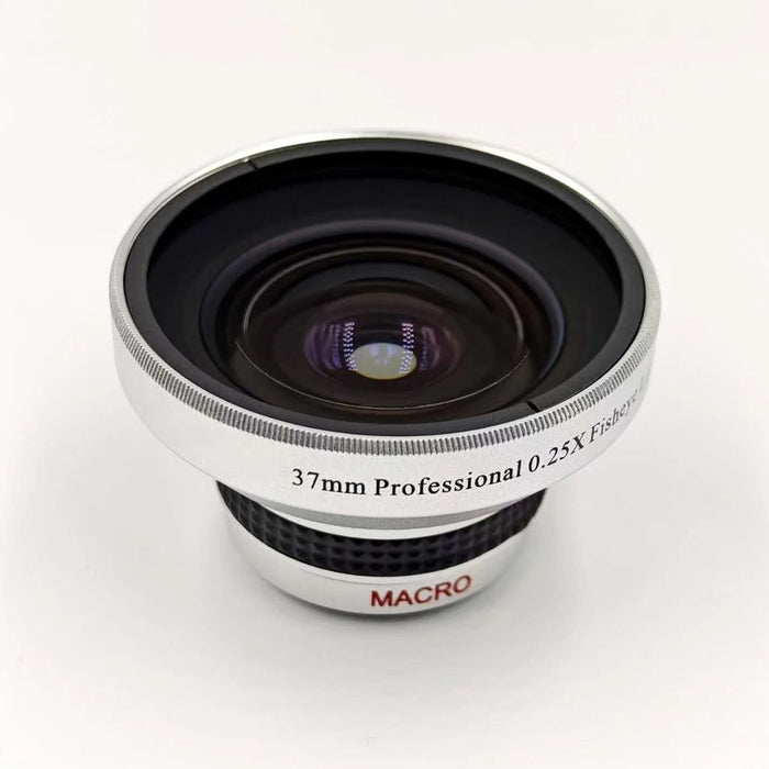 Silver 37mm 0.25x Super Fisheye Lens for US DSLR Cameras