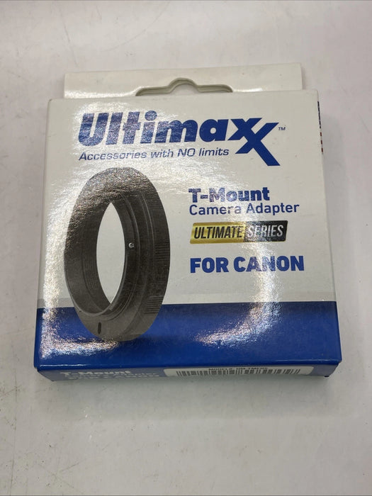 🔧 Ultimaxx T‑Mount Camera Adapter for Canon – Unlock a World of Lenses & Optics