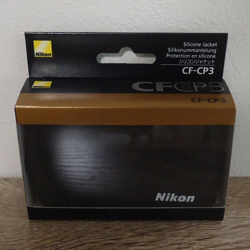 Nikon Silicon Camera Case CF-CP3 for COOLPIX W300 Black Orange