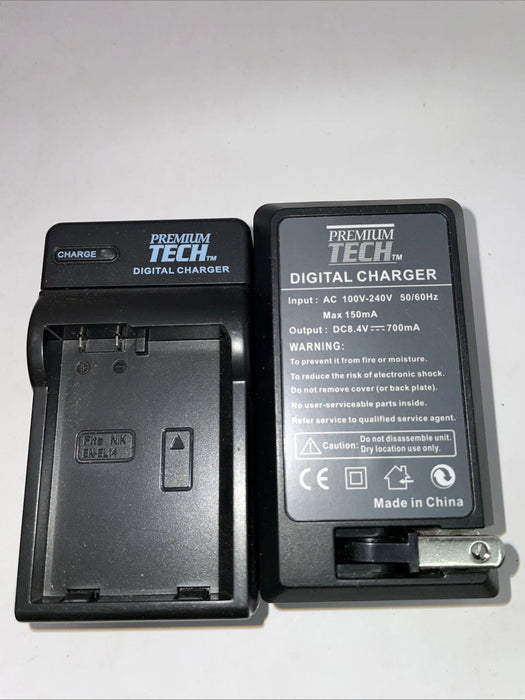 🔌 2× Premium Tech EN-EL14 Digital Travel Chargers – Fast, Compact & Reliable Power Solution