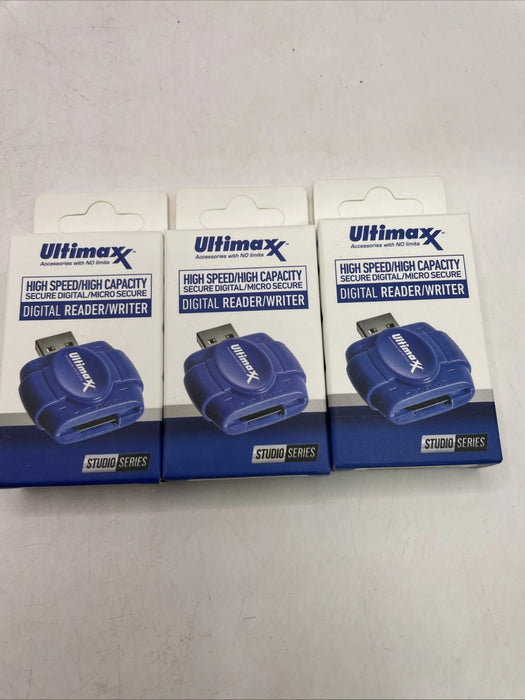 📡 3× Ultimaxx High-Speed / High-Capacity Digital Reader/Writer – Studio Series Bundle