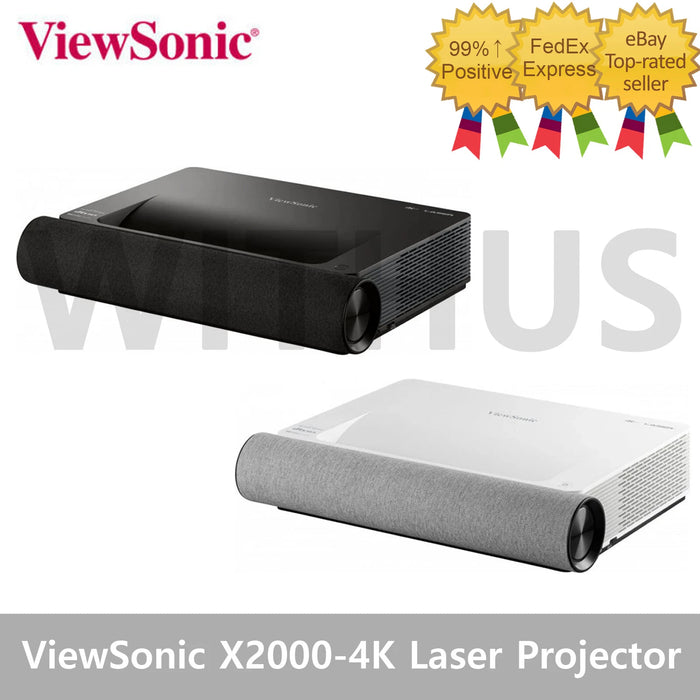 ViewSonic X2000-4K Ultra Short Throw Smart Laser Projector 2000 ANSI