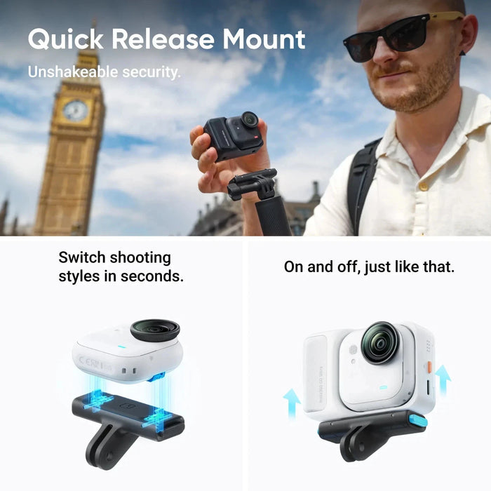 Insta360 Go Ultra 4K Action Camera Bundle with 256GB MicroSD
