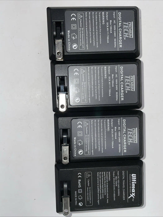 🔌 3× Premium Tech + 1× Ultimaxx LP-E10 Camera Battery Charger Bundle