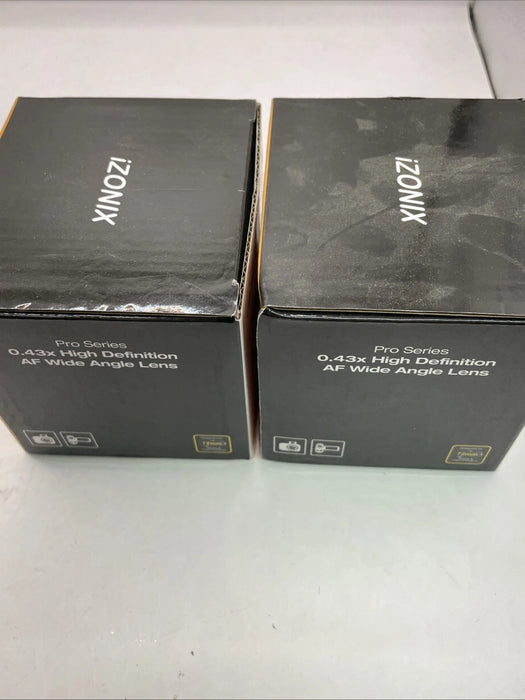 🌟 2× iZONIX Pro Series 0.43x HD AF Wide Angle Lens – 67mm Bundle