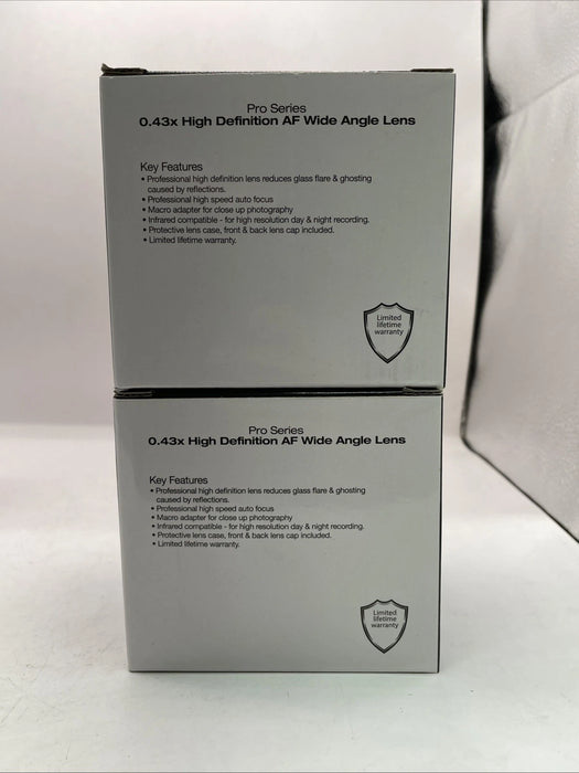 🌟 2× iZONIX Pro Series 0.43x HD AF Wide Angle Lens – 67mm Bundle