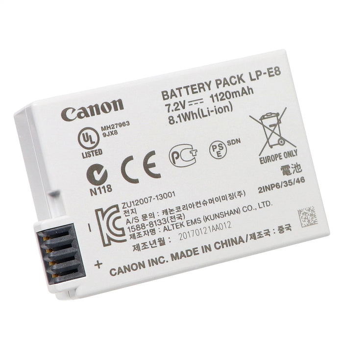 Original Canon LP‑E8 Battery Pack – 1‑5 Units for EOS
