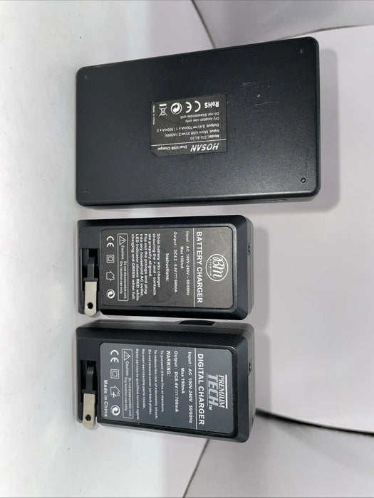 🔋 BM Premium + PremiumTech + HOSAN (Dual) EN-EL20/22/24 Charger Bundle