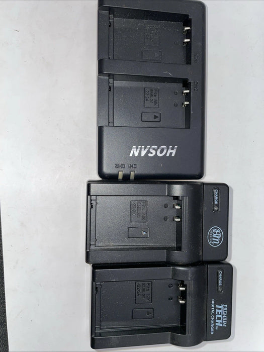 🔋 BM Premium + PremiumTech + HOSAN (Dual) EN-EL20/22/24 Charger Bundle