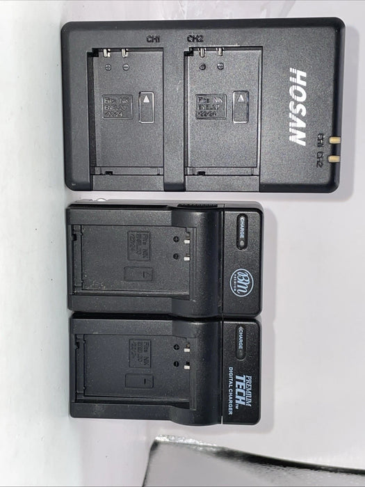 🔋 BM Premium + PremiumTech + HOSAN (Dual) EN-EL20/22/24 Charger Bundle