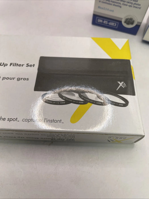 🔍52mm 4-Piece Close-Up Filter Kit (+1, +2, +4, +10) with Pouch, Wrist Strap & Accessories🔧