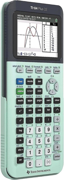 Mint Green TI-84 Plus CE Python Graphing Calculator
