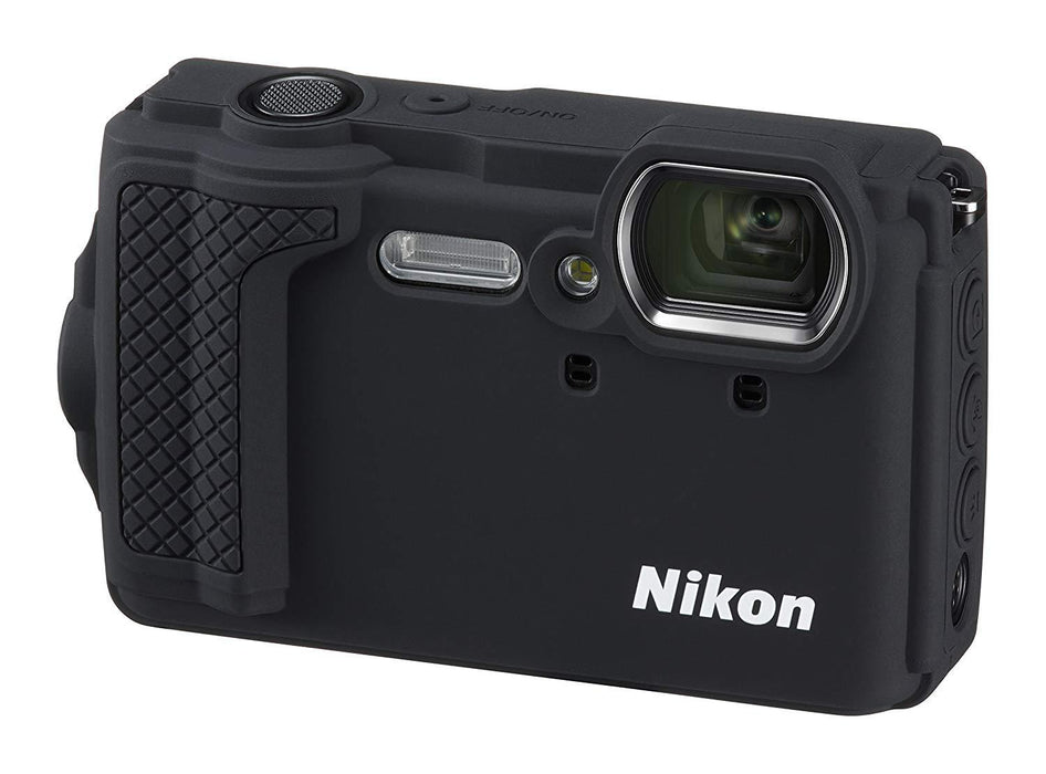 Nikon Silicon Camera Case CF-CP3 for COOLPIX W300 Black Orange
