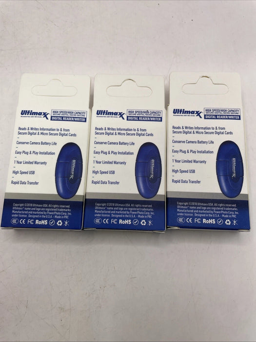 📡 3× Ultimaxx High-Speed / High-Capacity Digital Reader/Writer – Studio Series Bundle