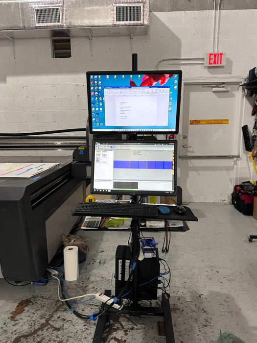 TECKWIN TECKSTORM 2513L UV Flatbed Large Format 7-Head Printer
