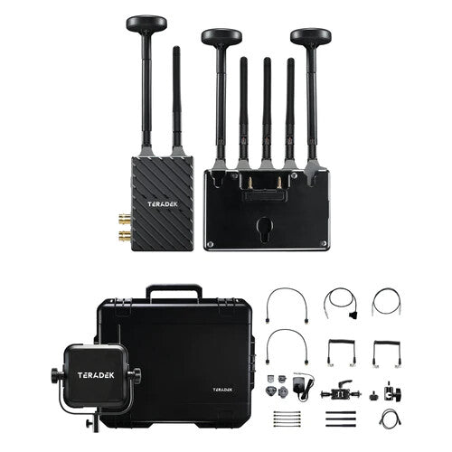Teradek Bolt 4K LT MAX 3G-SDI/HDMI Wireless RX/TX Deluxe Kit Gold Mount