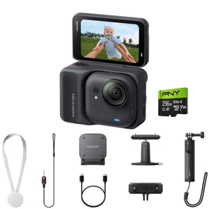Insta360 Go Ultra 4K Action Camera Bundle with 256GB MicroSD
