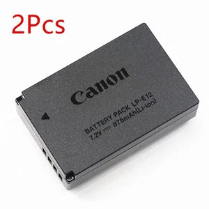 Canon LP-E12 Battery Pack – 2 Original Batteries for EOS