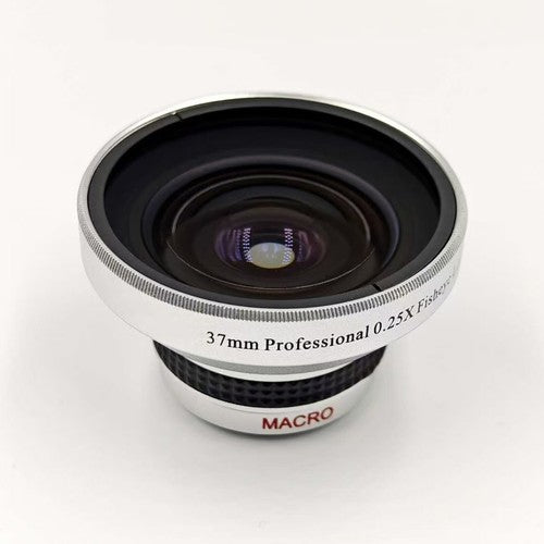 Silver 37mm 0.25x Super Fisheye Lens for US DSLR Cameras