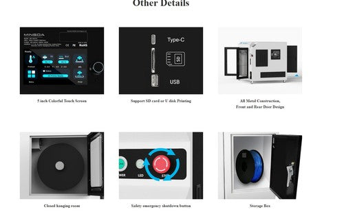 High-Speed Automotive 1000mm³ Large Industrial 3D Printer MD-1000 Pro