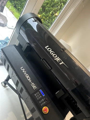 LogoJET UVx90R SE UV Printer, Rotary Vacuum Bed, 10-Hour Use