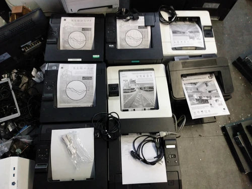 Multi-Brand High-Grade Used Laser Printers Lot – HP Ricoh Panasonic Konica