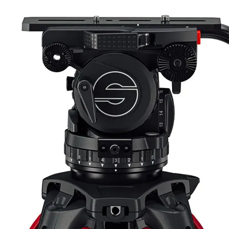 Sachtler Cine 20 Fluid Head with ENG 2 CF Tripod and Mid-Level Spreader