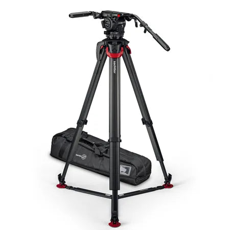 Sachtler Cine 20 Fluid Head with ENG 2 CF Tripod and Mid-Level Spreader