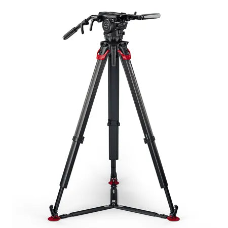 Sachtler Cine 20 Fluid Head with ENG 2 CF Tripod and Mid-Level Spreader