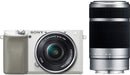 Sony a6100 Mirrorless Camera with 16-50mm and 55-210mm Lenses - White + More — view 2