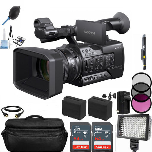 Sony PXW-X180 Full HD XDCAM Handheld Camcorder with 2X Spare Batteries Filter Kit & More