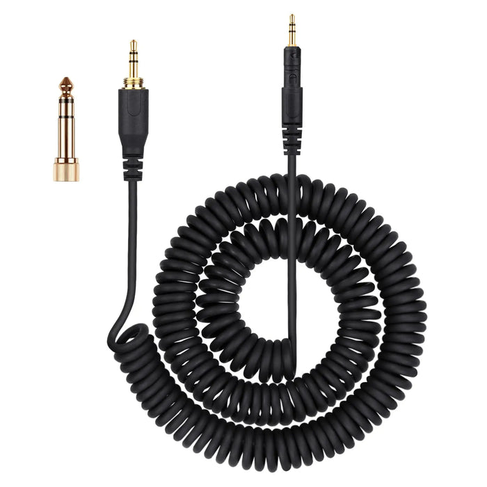 weishan Coiled Audio Cable Compatible with ATH-M50X, ATH-M40X, ATH-M70X Gaming Headphones, 2.5mm to 3.5mm Extension Aux Cord Wire 5ft to 16ft