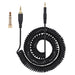 weishan Coiled Audio Cable Compatible with ATH-M50X, ATH-M40X, ATH-M70X Gaming Headphones, 2.5mm to 3.5mm Extension Aux Cord Wire 5ft to 16ft