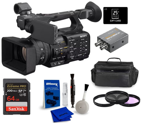 Sony PXW-Z200 4K 1" CMOS Sensor XDCAM Camcorder + SanDisk 64GB Extreme PRO Memory Card + + Micro Converter SDI to HDMI 3G + Buy Direct & Save Gift Card - $25.00 More - Buy Direct & Save