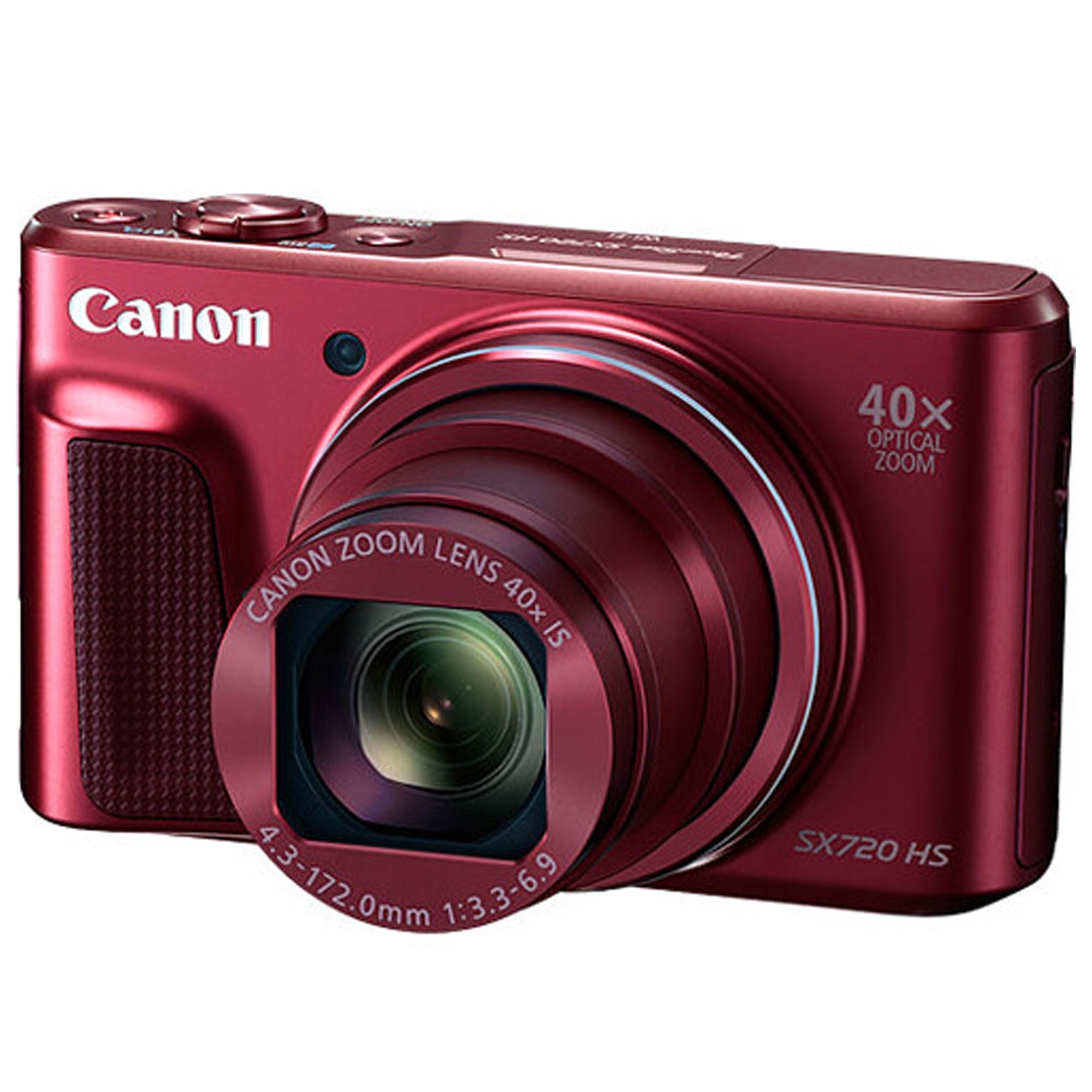 Canon PowerShot SX720/SX740 (black/silver) HS Digital Camera (Red