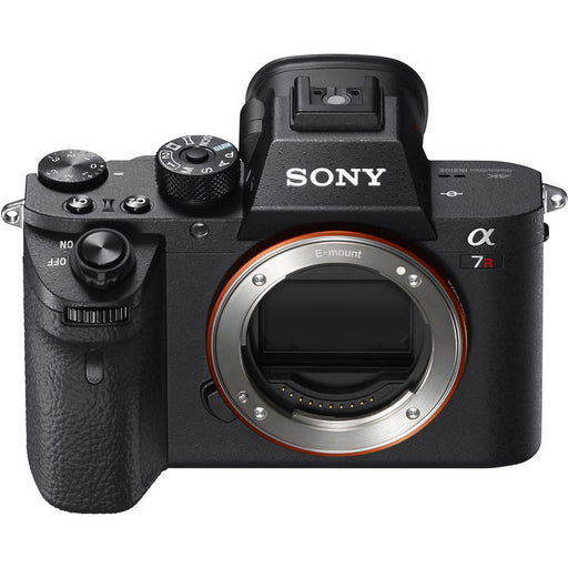 Sony Alpha a7R II Mirrorless Digital Camera (Body Only) with 64GB Card Battery Charger Case Flash Tripod Kit with Sony USA Warranty
