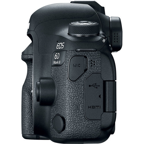 Canon EOS 6D Mark II DSLR Camera with 24-105mm f/3.5-5.6 &amp; Sigma 18-300mm F3.5-6.3 DC Macro Canon Case | Spare Battery | Canon Remote BR-E1 Bundle