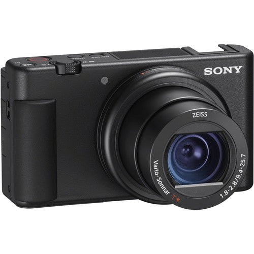 Sony ZV-1 Digital Camera with Shotgun Microphone, Gimbal Stabilizer, 128GB Sandisk Extreme Pro Memory Card, Sony Vlogger & Accessories Bundle