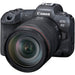 Canon EOS R5 Mirrorless Digital Camera with 24-105mm f/4L Lens Deluxe Bundle with Sandisk 32GB Extreme PRO Deluxe Bundle