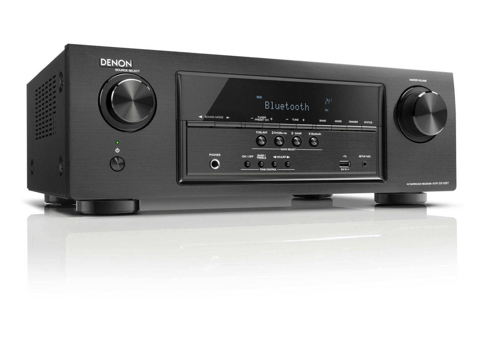 Denon AVR-S510BT 5.2 Channel Full 4K Ultra HD A/V Receiver