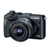 Canon EOS M6 Mirrorless Digital Camera with 15-45mm Lens